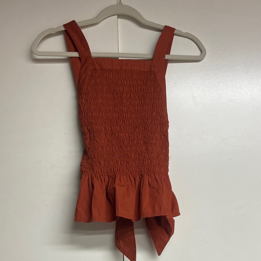 Free People Fez Cropped Top In Spiced Sunblush, XS - Picture 3 of 10